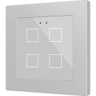 ZENNIO ZVIFR55X4S FLAT RGB 55 X 4. CAPACITIVE GLASS BUTTON