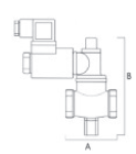 TECNOCONTROL VR932/12 Manual reset solenoid valve 12Vdc NA 1 inch 6 bar