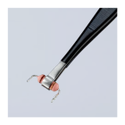KNIPEX 92 08 79 ESD Stainless steel ESD positioning tweezer
