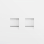 ZENNIO ZS70C245MW ZS70. Cover plate for RJ45 connector 70x70 mm - 2