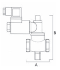 TECNOCONTROL VR930/12 12Vdc manual reset solenoid valve. NO 3/4 inch 6 bar