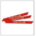 6100201 KIT N.6 GENIUS ASTA SIMPLE LOGO STICKERS