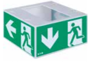 COOPER CSA LIGHTING 40071353420 EXIT CUBE LED 33822 1/3/8H SA/SE 20M CGL+