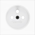 ZENNIO ZS70CTFSMW ZS70. Cover for French socket with screws 70x70 mm