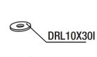 RIB DRL10X30I ROUND. 10X30 STAINLESS STEEL FLAT