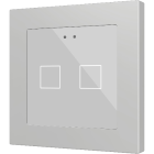 ZENNIO ZVIFR55X2S FLAT RGB 55 X2. CAPACITIVE GLASS BUTTON