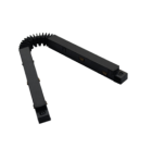 LEDCO MGCOF540/BI FLEXIBLE JOINT WHITE MAGNETIC RAIL