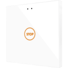 ZENNIO ZVIFR1 FLAT RGB 1. CAPACITIVE GLASS BUTTON -