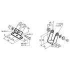 MINGARDI 2713836 Actuator support bracket kit/ Actuator kit su
