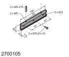MINGARDI 2700105 Special actuator support bracket/Special actua