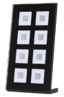 MDT RF-GTT8S.01 KNX RF+ 8-fold Plus glass button with actuator with room temperature measurement
