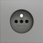 ZENNIO ZS70CFSS ZS70. French socket cover 70x70 mm - Silver