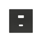 ZENNIO ZS55C2UCAA Cover for USB-C A, ZS55, black