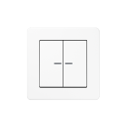 JUNG SPLS10911STRFWW SILVERPLUS Pulsante KNX RF, 1 canale, bianco alpin