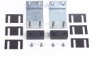 FAAC 390772 COPPIA PATTINI INFERIORI BASSI L 80