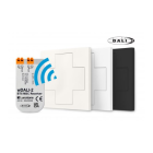 LUNATONE 86459545-W WDALi-2 configurable 4 button switch plate, flexible