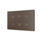 ZENNIO ZVITRXL6 RGB XL 6 key. PC-ABS capacitive button - 6