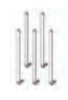 OXWMKP10 MKP-01-10 Piastrine di mascheramento zone per rivelatori WXI (conf. da 10 pz.)