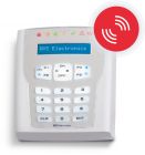 AVS ELECTRONICS 1111140 A500 XS4 white smart LCD keyboard with integrated two-way radio receiver