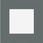 EKINEX EK-SQG-FVC Placca Surface (71 e 20Venti ) quadrata colore verde comodoro