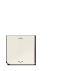 JUNG CD404TSAP23 Key cover for sensor 4 c-channels. symbol mod. CD 500- t.2 and 3- white