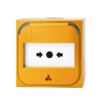 ARITECH FIRE NC-MC-0-Y Resettable manual alert, yellow color