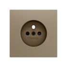 ZENNIO ZS70CFSC ZS70. French socket cover 70x70 mm - Champagne