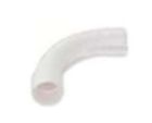 THERMOSTICK AABI-E25-90B Curva 90 gradi in ABS di colore Bianco. Diametro.  25 mm