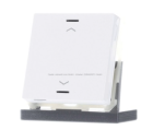 MDT BE-TAL6301.A1 EIB, KNX, Push Button Lite 63 1-fold, RGBW, Venetian blinds, Studio glossy white finish, BE-TAL6301.A1