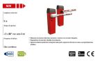 FAAC 104614 BARRIERA B614 ROSSO RAL 3020
