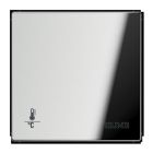 JUNG GCR2178ORTS KNX room thermostat with integrated bus coupler and temperature value adjustment knob - metal models - polished chrome