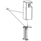 FAAC SPARE PARTS MLPEIN_0000 LASER SCANNER HOUSING RAL 7043