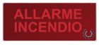 COOPER CSA INCENDIO CSA08584 DICITURA 5955  "ALLARME INCENDIO"