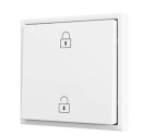 ZENNIO ZS70CSOFT11LMW ZS70. Cover for Simple KNX Soft push button 70x70