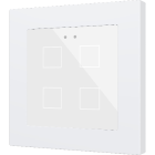 ZENNIO ZVIFR55X4W FLAT RGB 55 X 4. CAPACITIVE GLASS BUTTON
