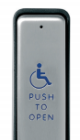 ABTECNO APE-790/0116H PUSH TO OPEN - PBJH METALLIC OPENING BUTTON 38X120 MM WITH PICTOGRAM