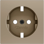 ZENNIO ZS70CTSCSC ZS70. Cover for Schuko socket with screws 70x70 mm