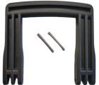 GT LINE KIN.1197 Maniglia laterale, nera (mod. 5140 nuova versione