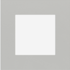 EKINEX EK-PQP-GAG Square FF/71 (Form/Flank/NF) plate Plastic - 1 window