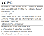 TECNOCONTROL SE127K Centralina rilevatore CH4/Gpl - incasso per 1 sensore SE192K/SE193K