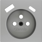 ZENNIO ZS55CF2USS ZS55. French socket cover with USB C and A 55x55 m