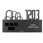 MARSS MH-DP114-BBP Doorplate with Signals, Doorbell and lighting