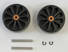 GT LINE KIN.1381 2 wheels, black (mod. 7626HL-7635HL-9433)