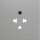 ZENNIO ZS70CEUAS ZS70. EURO-AMERICAN SOCKET COVER 70X70 MM -