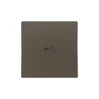 ZENNIO 830004203 ZS55. Single switch cover 55x55 mm - Mocha - Cost