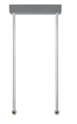 COOPER CSA LIGHTING 40071350775 HOOKS FOR SUSPENSION 1,0M METAL PROTECTION