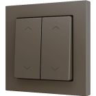 ZENNIO ZS552PB4SHM ZS55. Double Soft push button for 4 binary inputs
