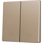 ZENNIO ZS55CSOFT22SHC ZS55. Cover for Double KNX Soft push button 55x55