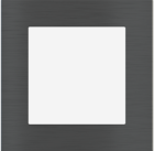 EKINEX EK-DQG-GBU Deep plate (FF and 71 and 20Venti) square - METAL (ALUMINIUM) carbon