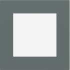 EKINEX EK-SQS-FVC Placca Surface (71 e 20Venti ) quadrata colore verde comodoro